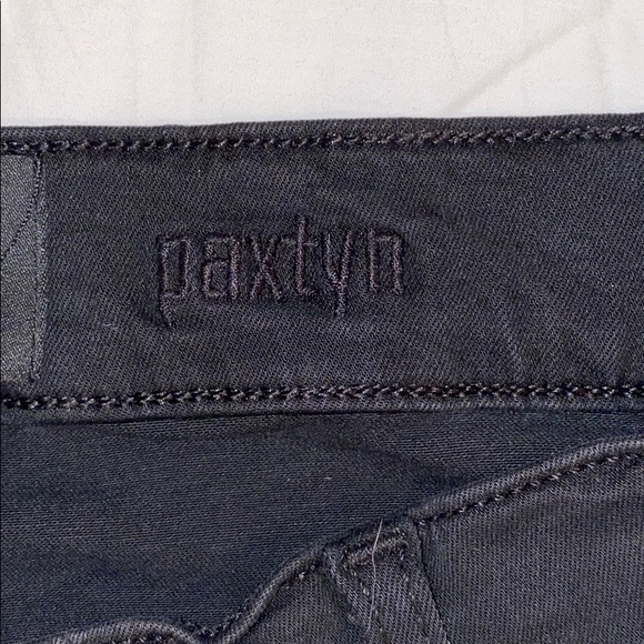 7 for all Mankind black denim jeans Paxtyn style - Picture 3 of 3